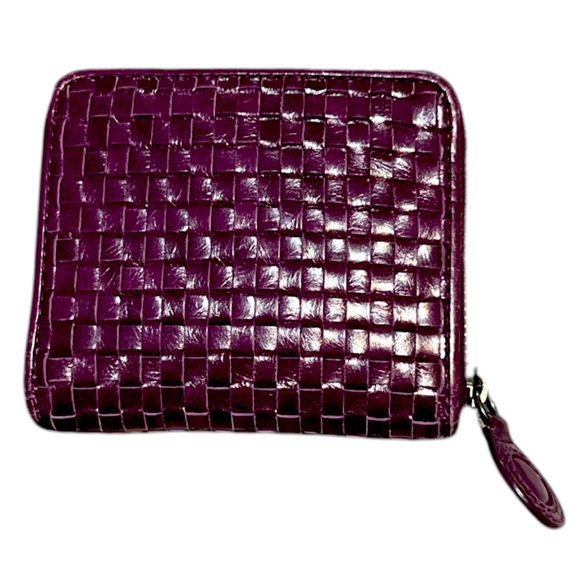 Elliott Lucca Purple Cow Leather Wallet EUC - Picture 2 of 8